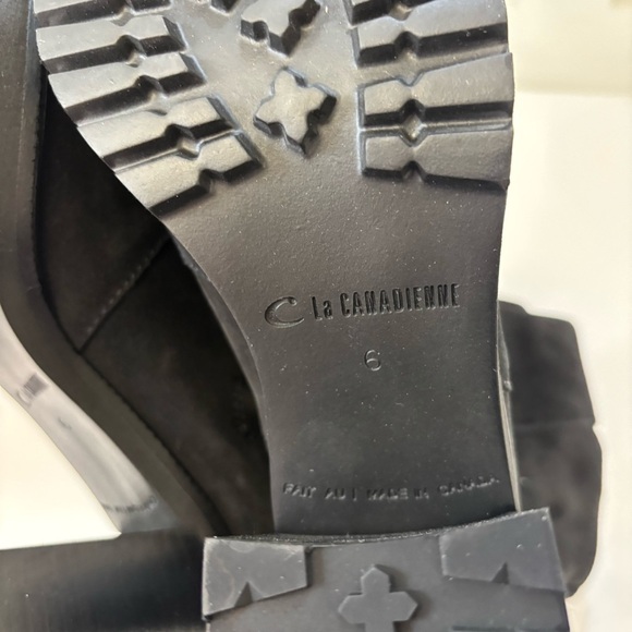 LA CANADIENNE  Peppa‎ Suede Bootie Ankle Sz 6 - Picture 11 of 11